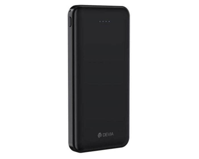 Devia Kintone Dual Input 10000mAh 2.1A Power Bank Εξωτερική Μπαταρία - Black