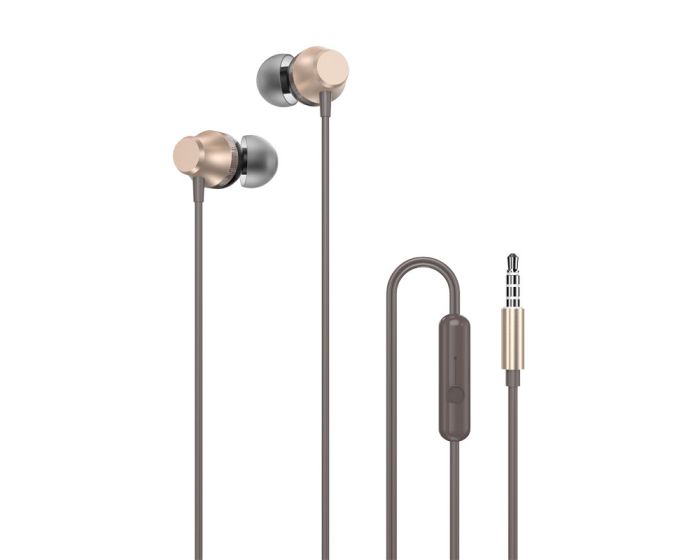Dudao X2XS In-Ear Earphones 3.5mm Ενσύρματα Ακουστικά - Gold