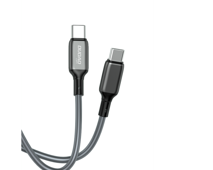 Dudao L5HT Charging and Data Transfer Cable 100W Καλώδιο Φόρτισης PD Type-C to Type-C 1m - Gray