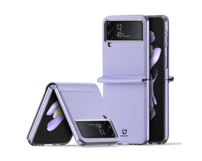 DUX DUCIS Bril PU Leather Case Θήκη Book - Purple (Samsung Galaxy Z Flip4)