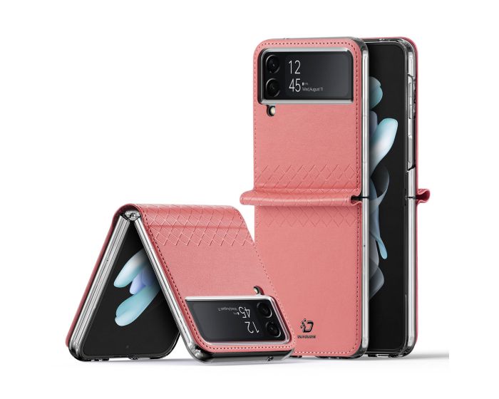 DUX DUCIS Bril PU Leather Case Θήκη Book - Pink (Samsung Galaxy Z Flip4)