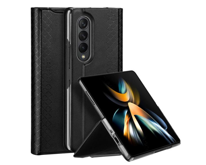 DUX DUCIS Bril PU Leather Case Θήκη Book - Black (Samsung Galaxy Z Fold4)