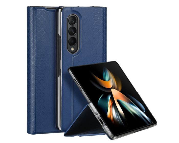 DUX DUCIS Bril PU Leather Case Θήκη Book - Blue (Samsung Galaxy Z Fold4)