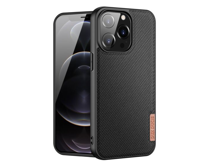 DUX DUCIS Fino TPU and Fabric Case - Black (iPhone 13 Pro)