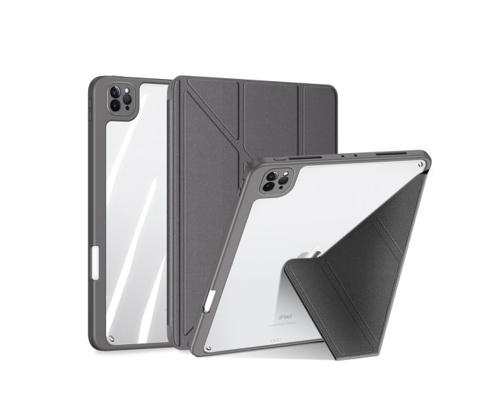 DUX DUCIS Magi Flip Cover Smart Book Case Θήκη με Δυνατότητα Stand - Gray (iPad Pro 11'' 2018 / 2020 / 2021 / 2022)