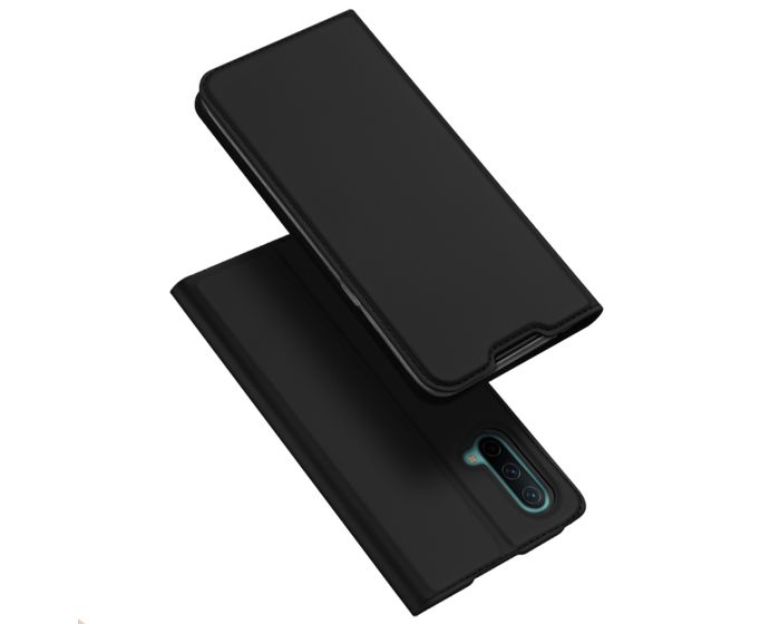 DUX DUCIS SkinPro Wallet Case Θήκη Πορτοφόλι με Stand - Black (OnePlus Nord CE 5G)