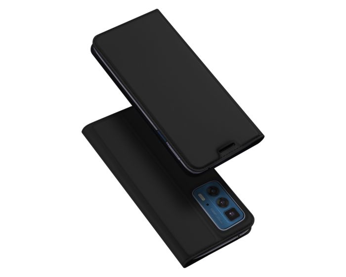 DUX DUCIS SkinPro Wallet Case Θήκη Πορτοφόλι με Stand - Black (Motorola Moto Edge 20 Pro)