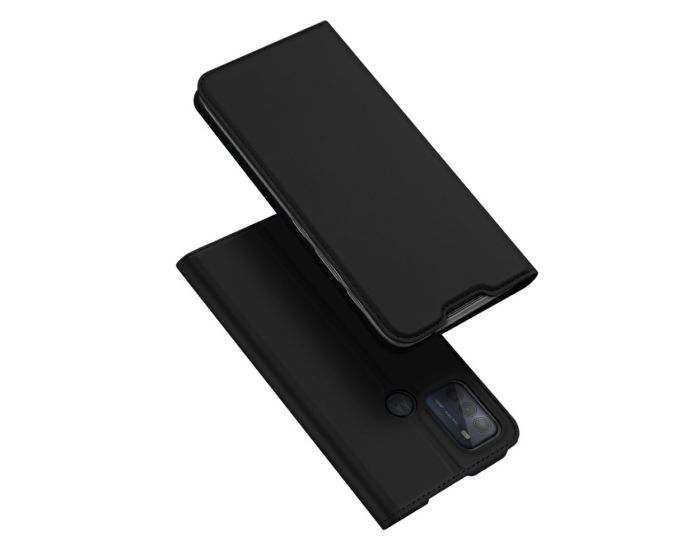 Forcell Smart Book Case με Δυνατότητα Stand Θήκη Πορτοφόλι Black (Motorola Moto G50 5G)