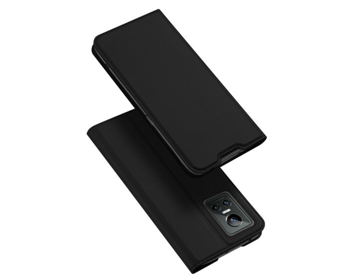 DUX DUCIS SkinPro Wallet Case Θήκη Πορτοφόλι με Stand - Black (Realme GT Neo 3)