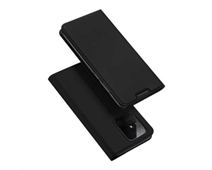 DUX DUCIS SkinPro Wallet Case Θήκη Πορτοφόλι με Stand - Black (Realme Narzo 50A)