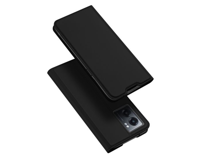 DUX DUCIS SkinPro Wallet Case Θήκη Πορτοφόλι με Stand - Black (Realme Narzo 50 5G)
