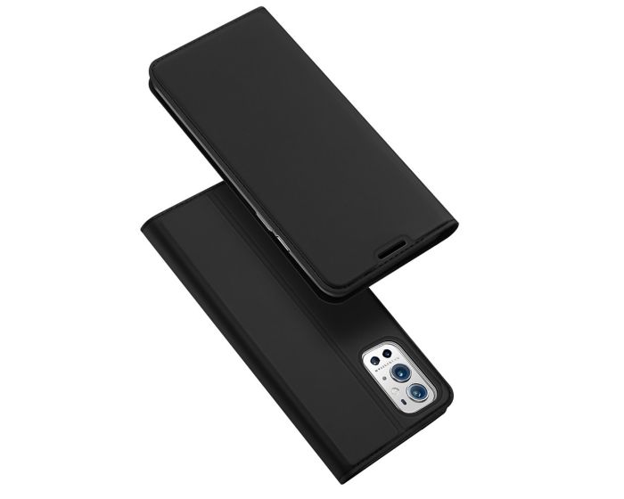 DUX DUCIS SkinPro Wallet Case Θήκη Πορτοφόλι με Stand - Black (OnePlus 9 Pro)