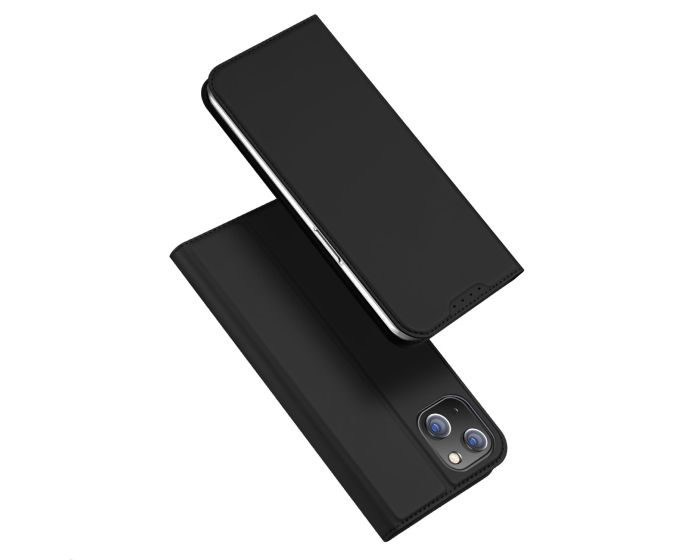DUX DUCIS SkinPro Wallet Case Θήκη Πορτοφόλι με Δυνατότητα Stand - Black (iPhone 15)