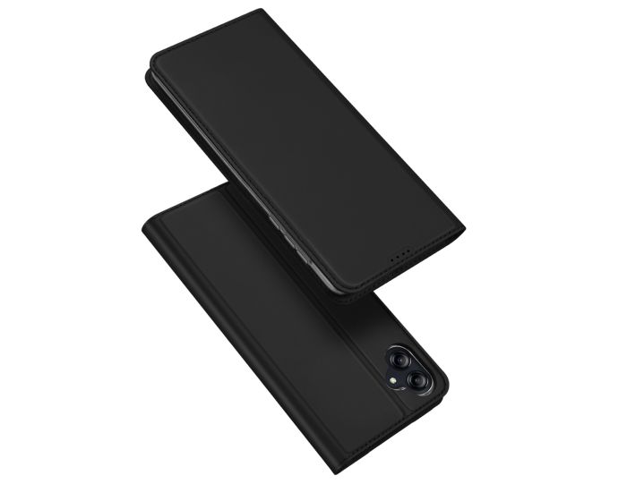 DUX DUCIS SkinPro Wallet Case Θήκη Πορτοφόλι με Stand - Black (Samsung Galaxy A04e)