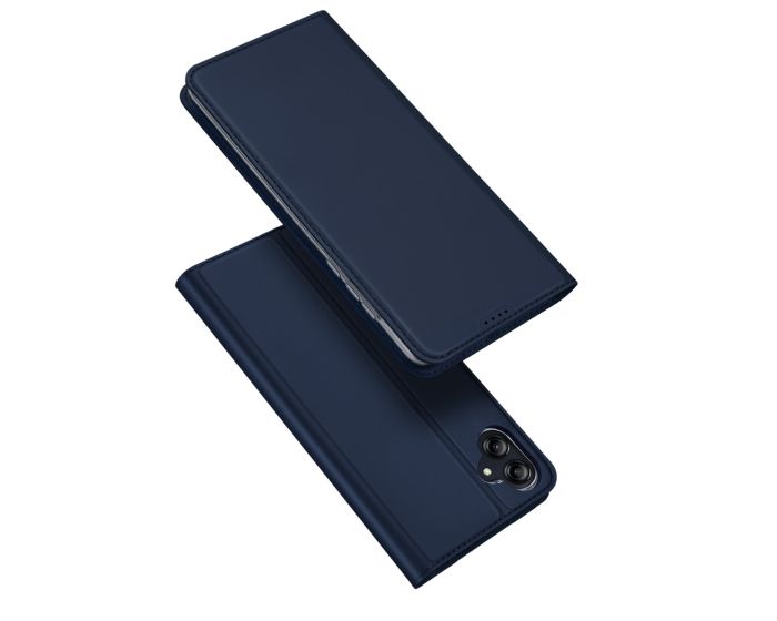 DUX DUCIS SkinPro Wallet Case Θήκη Πορτοφόλι με Stand - Navy Blue (Samsung Galaxy A04e)