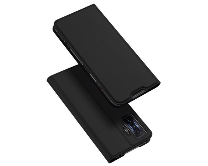 DUX DUCIS SkinPro Wallet Case Θήκη Πορτοφόλι με Stand - Black (Xiaomi Poco F4 GT)
