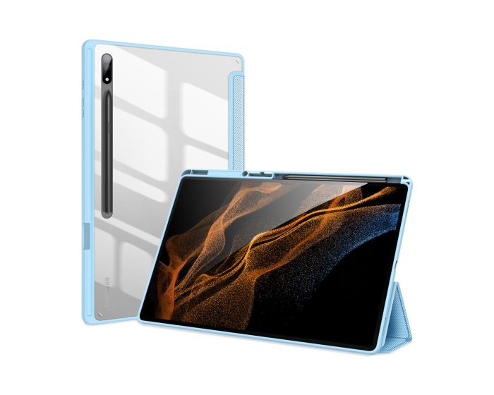 DUX DUCIS Toby Armored Smart Book Case Θήκη με Δυνατότητα Stand - Blue (Samsung Galaxy Tab S8 Ultra 14.6)