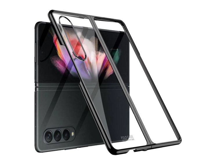 Electroplating Frame Cover Hard Case Σκληρή Θήκη (Samsung Galaxy Z Fold 3) - Black