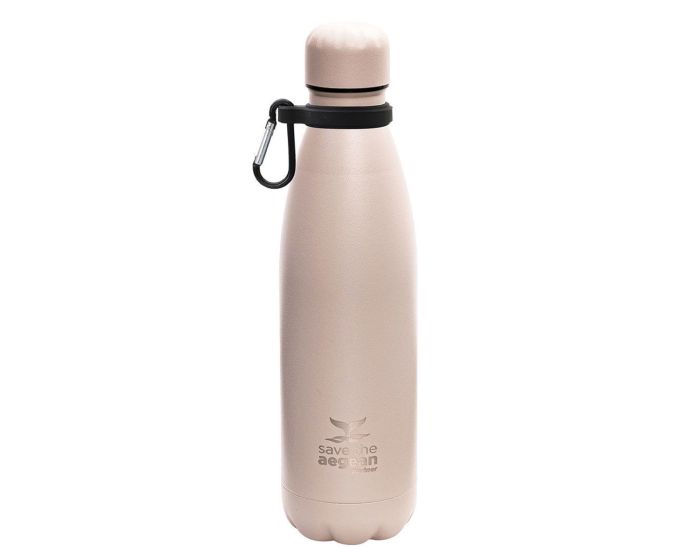 Estia Travel Flask Save The Aegean (01-9809) Stainless Steel Bottle 500ml Θερμός - Chai Latte