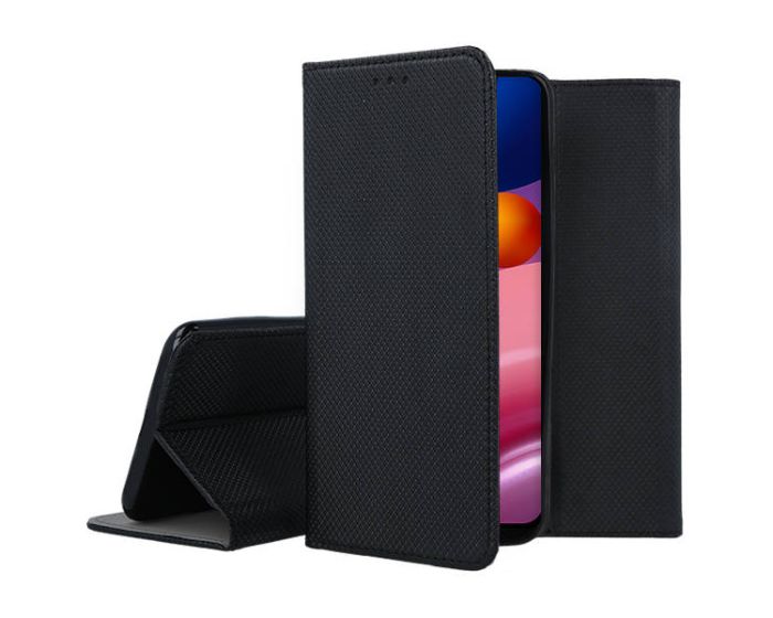 Forcell Smart Book Case με Δυνατότητα Stand Θήκη Πορτοφόλι Black (Samsung Galaxy A13 5G / A04s) - MT56871