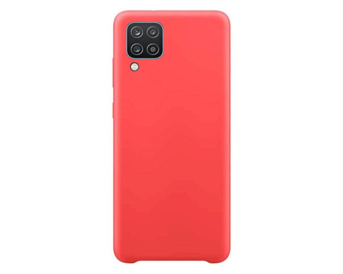 Ultra Thin Liquid Silicone Case Red (Samsung Galaxy A12 / M12)