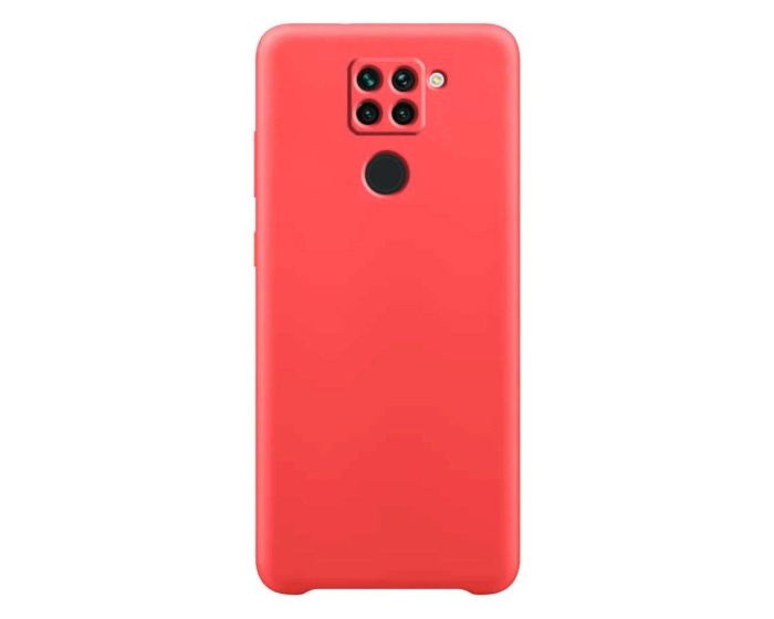 Ultra Thin Liquid Silicone Case Red (Xiaomi Redmi Note 9)