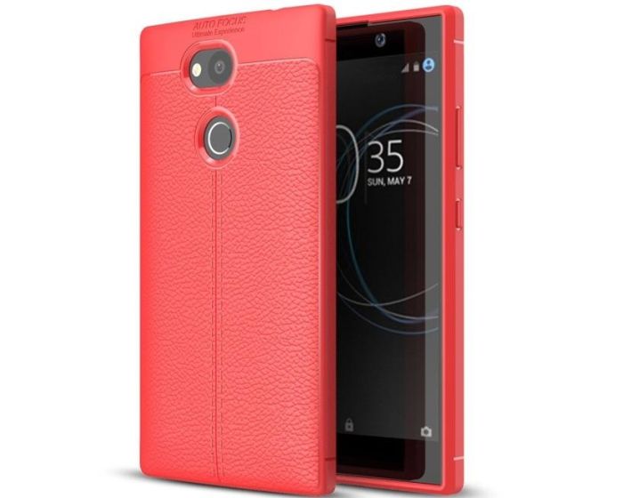 XCase TPU Rugged Armor Football Grain Case (176331) Red (Sony Xperia L2)