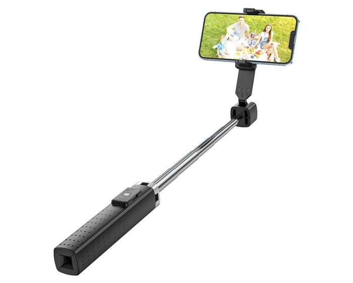 HOCO K18 Wave Selfie Stick with Tripod and Wireless Remote για Κινητά - Black