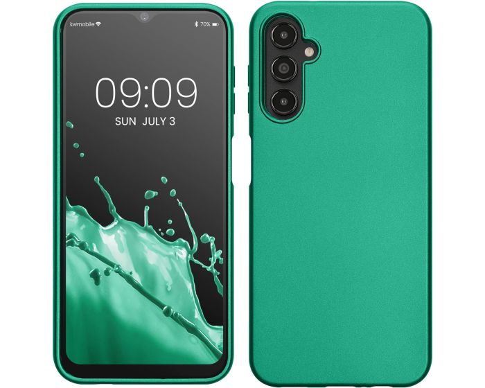 KWmobile TPU Silicone Case (61163.170) Dark Metallic Green (Samsung Galaxy A14 4G / 5G)