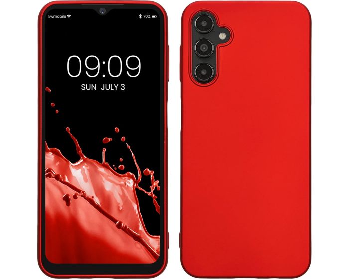 KWmobile TPU Silicone Case (61163.36) Metallic Dark Red (Samsung Galaxy A14 4G / 5G)
