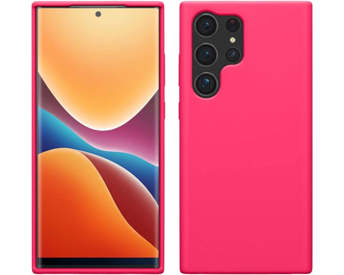 KWmobile Hard Rubber Case Θήκη Σιλικόνης (60275.77) Neon Pink (Samsung Galaxy S23 Ultra)