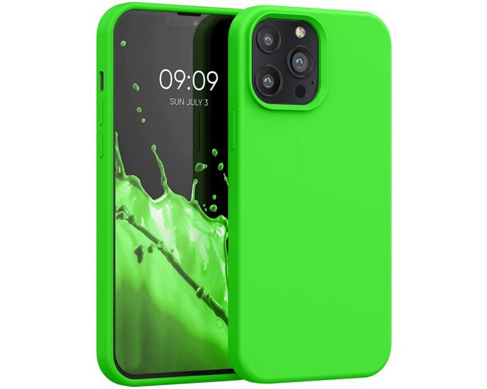 KWmobile Hard Rubber Case Θήκη Σιλικόνης (55881.159) Lime Green (iPhone 13 Pro Max)