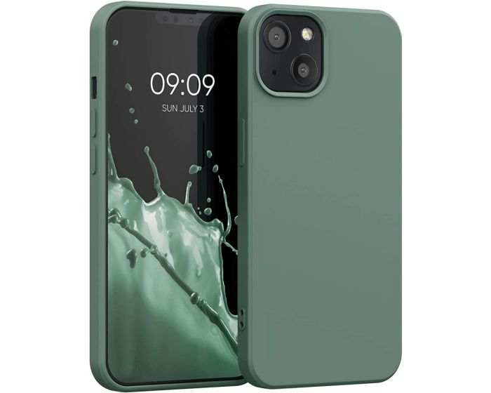 KWmobile Flexible Rubber Case Θήκη Σιλικόνης (55948.166) Forest Green (iPhone 13)