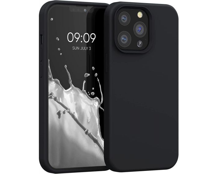 KWmobile Hard Rubber Case Θήκη Σιλικόνης (55880.01) Black (iPhone 13 Pro)