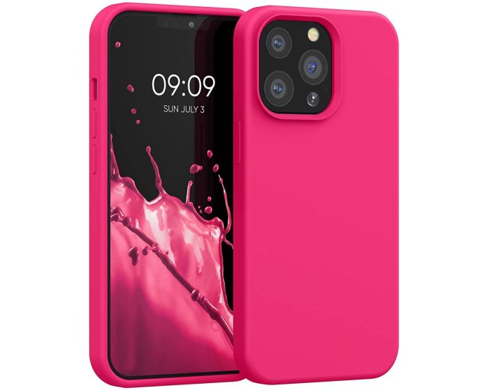 KWmobile Hard Rubber Case Θήκη Σιλικόνης (55880.77) Neon Pink (iPhone 13 Pro)