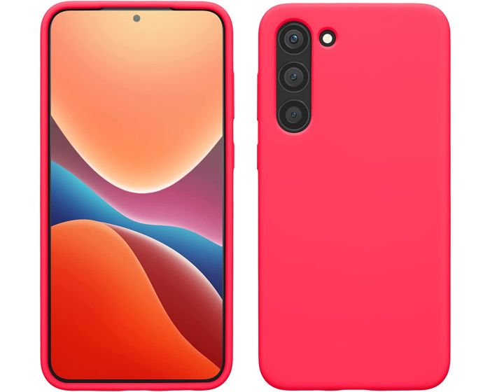 KWmobile Hard Rubber Case Θήκη Σιλικόνης (60274.77) Neon Pink (Samsung Galaxy S23 Plus)