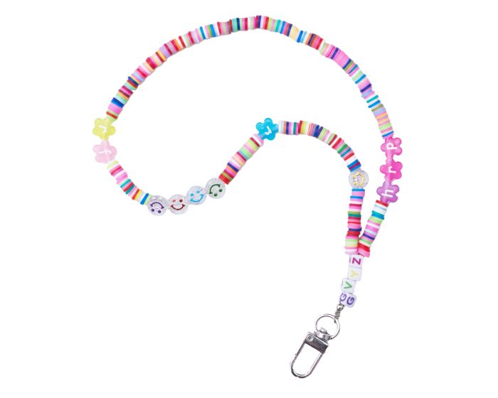 Lanyard Pendant String Beads Λουράκι για Smartphone / Κλειδιά - Multicolor 1 Smileys