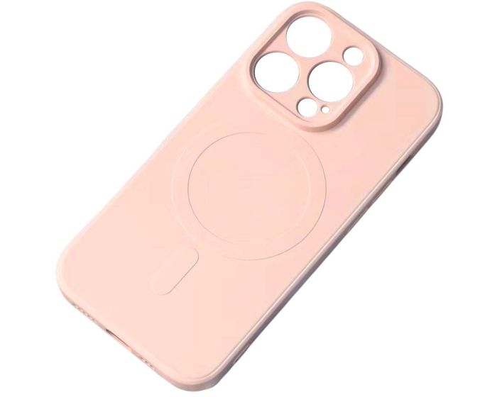 MagSafe Silicone Case Θήκη Σιλικόνης Συμβατή με MagSafe - Pink (iPhone 15 Pro)