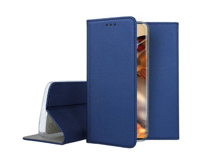 Forcell Smart Book Case με Δυνατότητα Stand Θήκη Πορτοφόλι Navy Blue (Xiaomi 11T / 11T Pro)