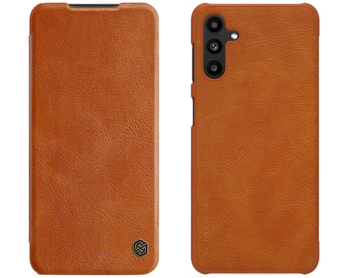 Nillkin Qin High Quality PU Leather Δερμάτινη Θήκη Book - Brown (Samsung Galaxy A13 5G)