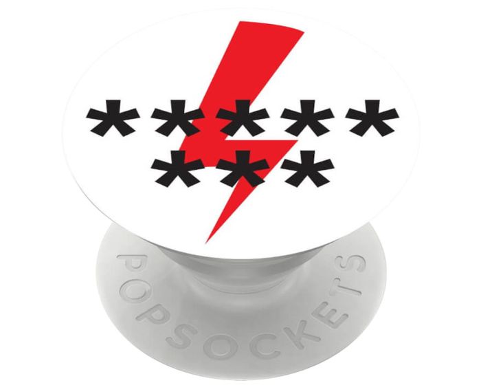 PopSockets PopGrip Custom 8 Star - White (86270)