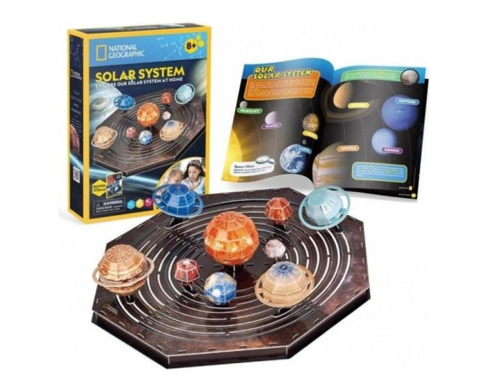 Cubic Fun DS1087H National Geographic Solar System 173 Pcs
