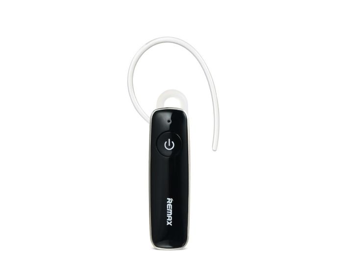 Remax RB-T8 Wireless Bluetooth Earpiece με δυνατότητα Σύνδεσης με έως 2 Συσκευές - Μαύρο