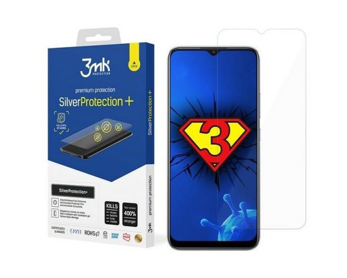 3mk SilverProtection+ Antibacterial Film Protector - (Realme C21)