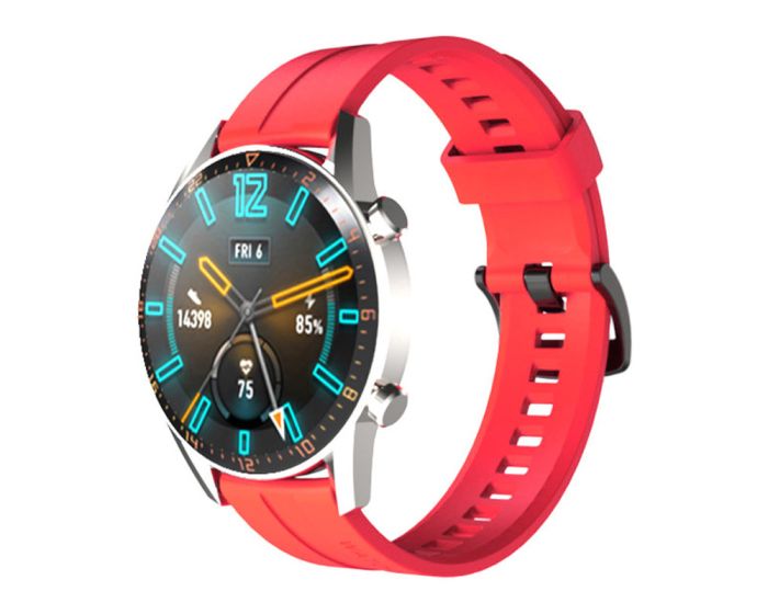 Silicone Replacement Band Two Red - Λουράκι Σιλικόνης για Huawei Watch GT / GT2 / GT2 Pro