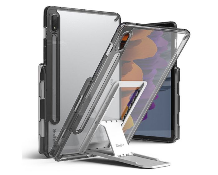 Ringke Fusion Combo Outstanding Σκληρή Θήκη με TPU Bumper + Stand Grey (Samsung Galaxy Tab S7 / S8 11.0)