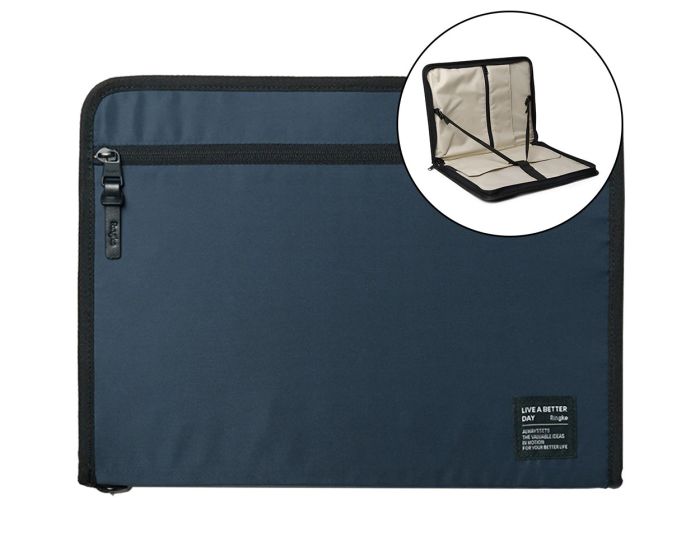 Ringke Smart Zip Pouch Θήκη Τσάντα για Tablet / Macbook / Laptop έως 13'' - Navy Blue