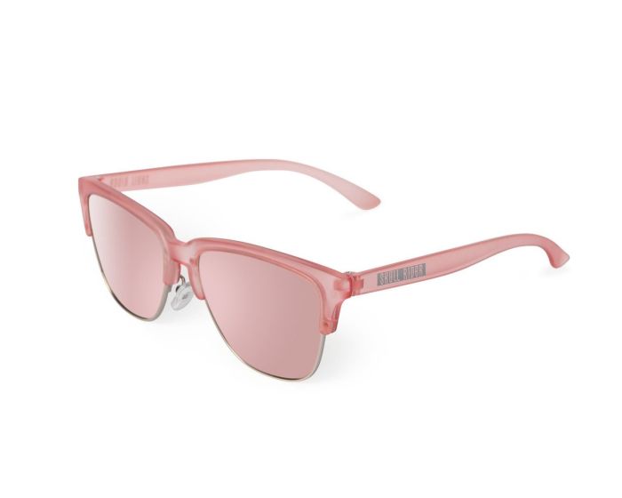 Skull Rider Metallic Sunglasses - Metallic Pink