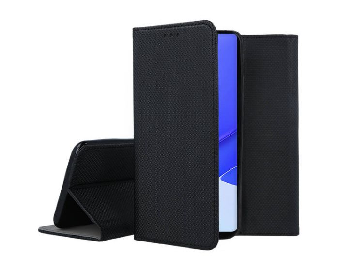 Forcell Smart Book Case με Δυνατότητα Stand Θήκη Πορτοφόλι Black (Huawei Nova 9 / Honor 50)