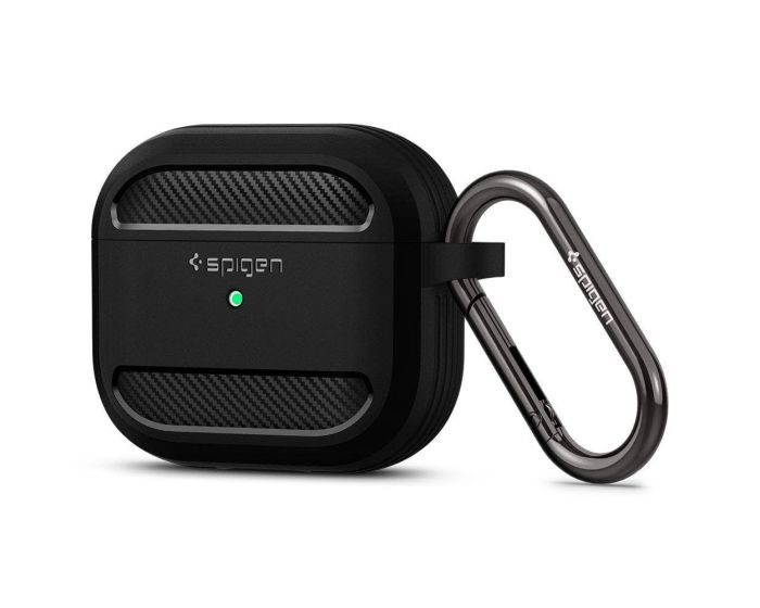 Spigen Rugged Armor Tough Case (ASD01978) Ανθεκτική Θήκη για AirPods 3 - Black